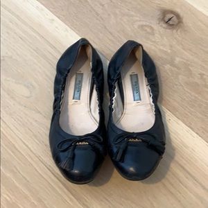 Gently used Prada Ballet Flats Size 36.5